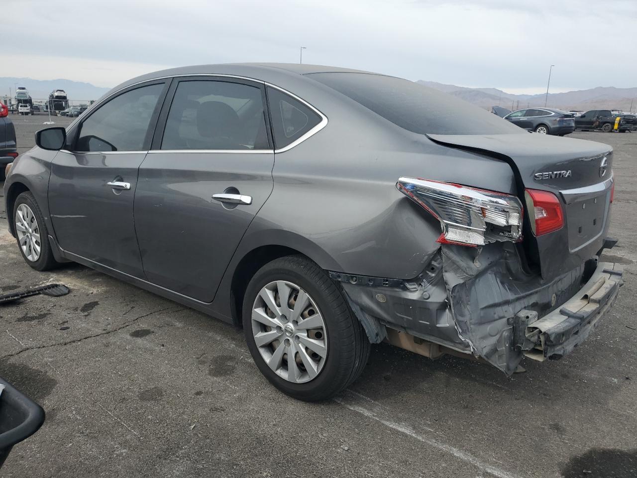 2017 Nissan Sentra VIN 3N1AB7AP7HY260290 Copart auction photo, rear end damage thumbnail 2