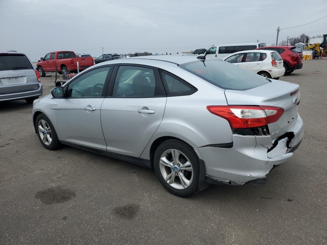 2013 Ford Focus VIN 1FADP3F29DL244599 Copart auction photo, rear end damage thumbnail 2