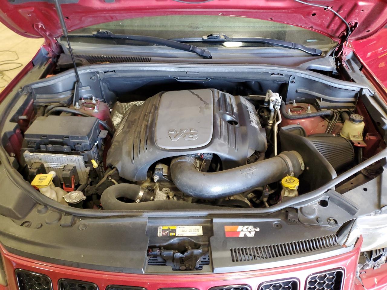 2014 Jeep Grand Cherokee VIN 1C4RJFBT0EC162568 Copart auction photo, front end damage thumbnail 12