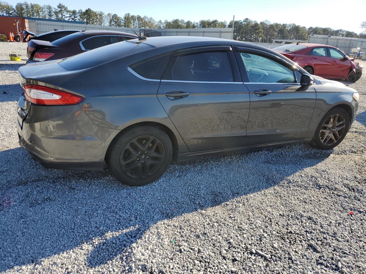 2016 Ford Fusion VIN 3FA6P0HD4GR240696 Copart auction photo, rear end / mechanical damage thumbnail 3