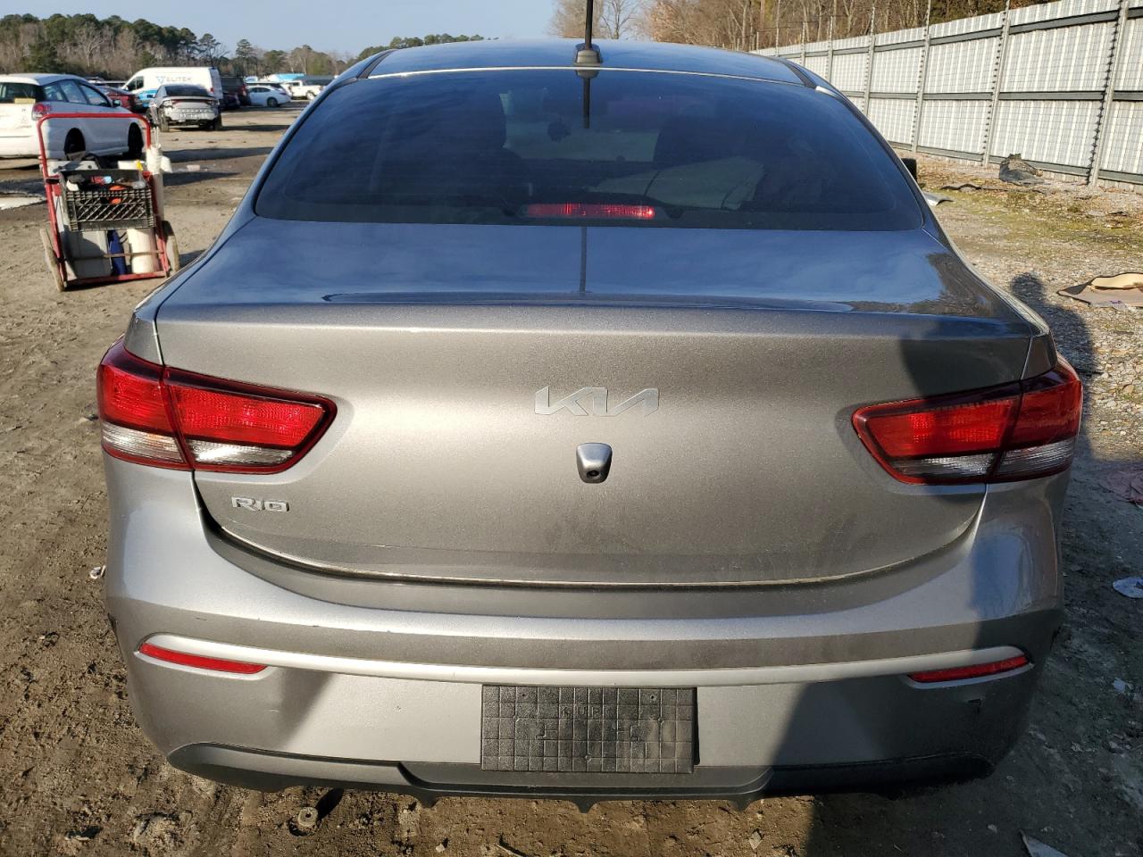 2022 KIA Rio VIN 3KPA24AD6NE453853 Copart auction photo, minor dent/scratches damage thumbnail 6