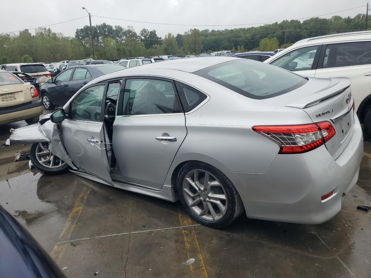 2013 Nissan Sentra VIN 3N1AB7AP4DL720447 Copart auction photo, undercarriage / front end damage thumbnail 2