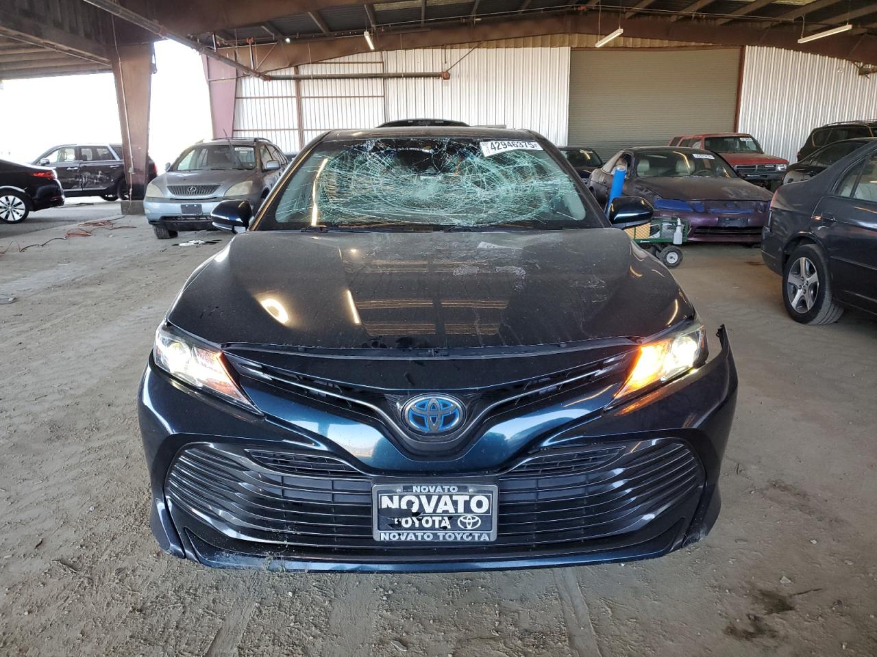 2018 Toyota Camry VIN 4T1B31HK8JU503695 Copart auction photo, front end damage thumbnail 5