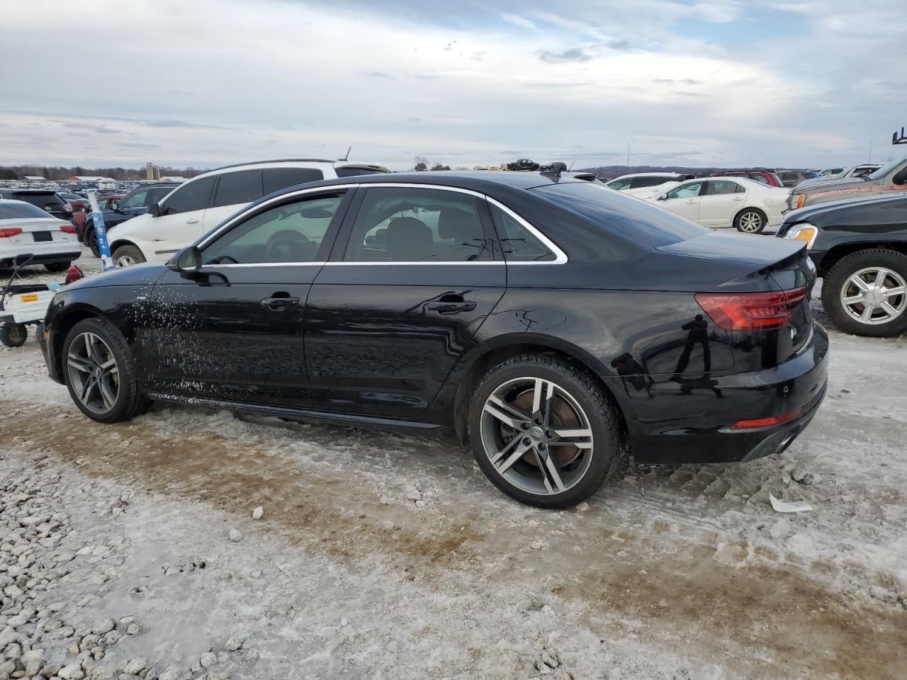 2018 Audi A4 VIN WAUENAF47JA138876 Copart auction photo, side damage thumbnail 2