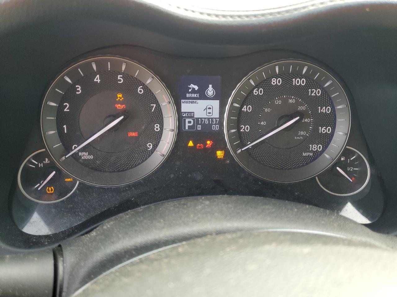 2011 Infiniti M VIN JN1AY1AP3BM520058 Copart auction photo, front end damage thumbnail 9
