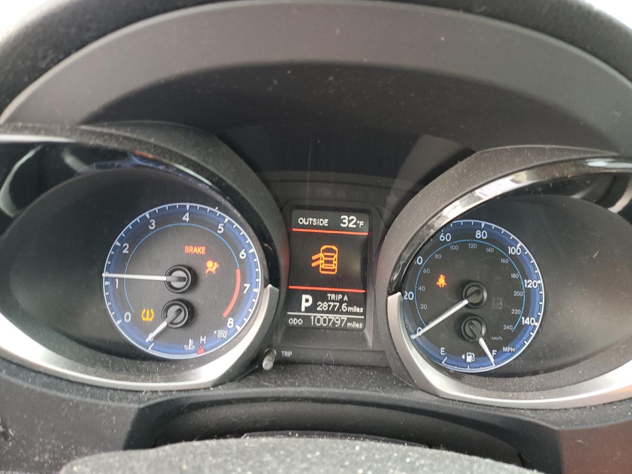 2015 Toyota Corolla VIN 2T1BURHEXFC238471 Copart auction photo, all over damage thumbnail 9