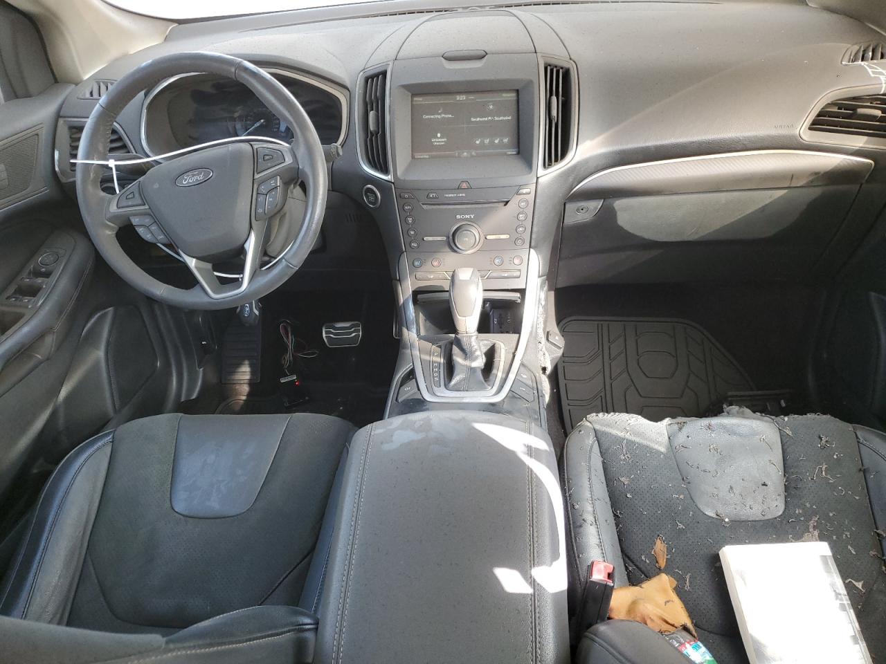 2015 Ford Edge VIN 2FMTK4APXFBB61016 Copart auction photo, burn - interior / minor dent/scratches damage thumbnail 8