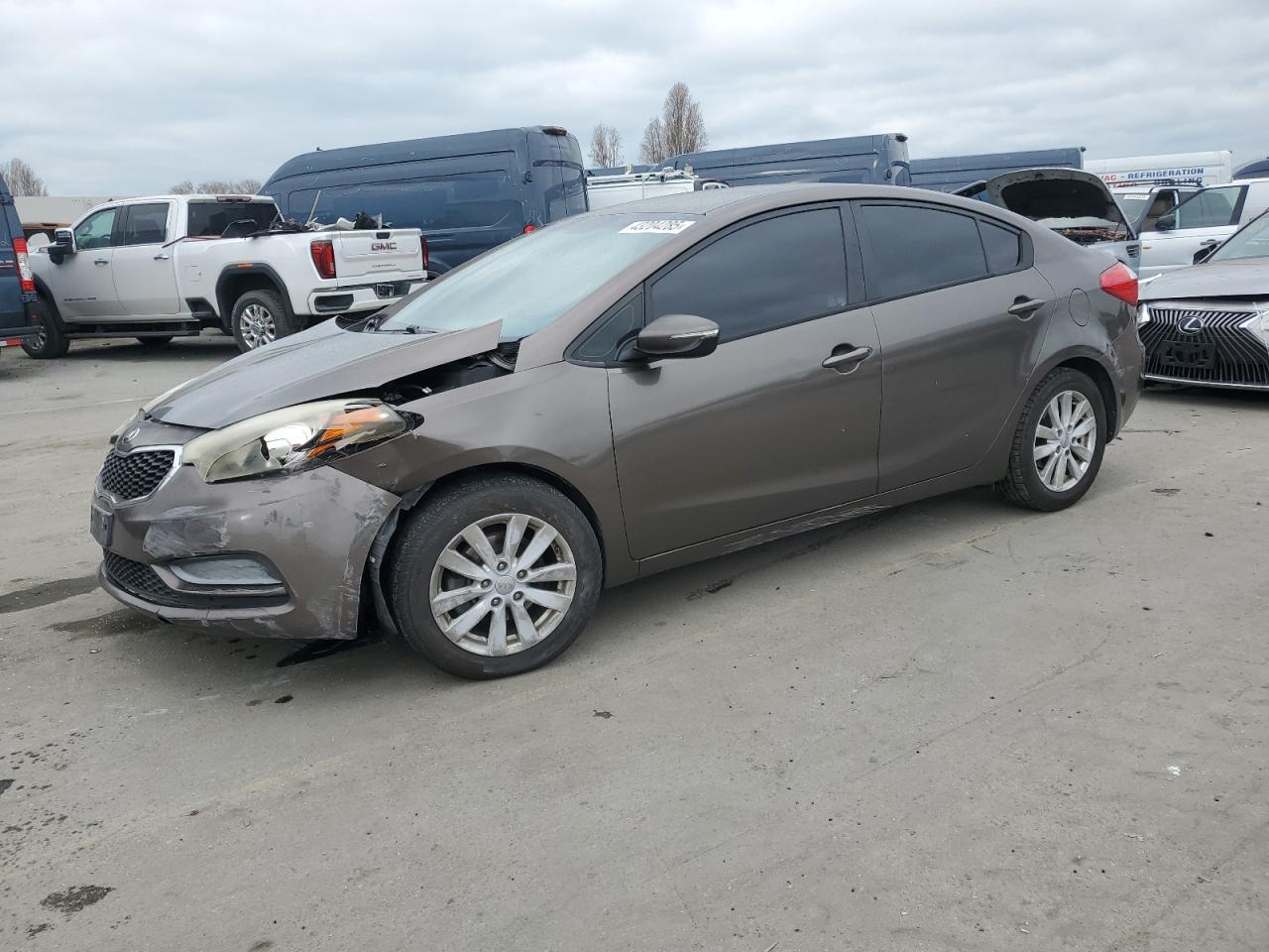 2014 KIA Forte VIN KNAFX4A63E5187502