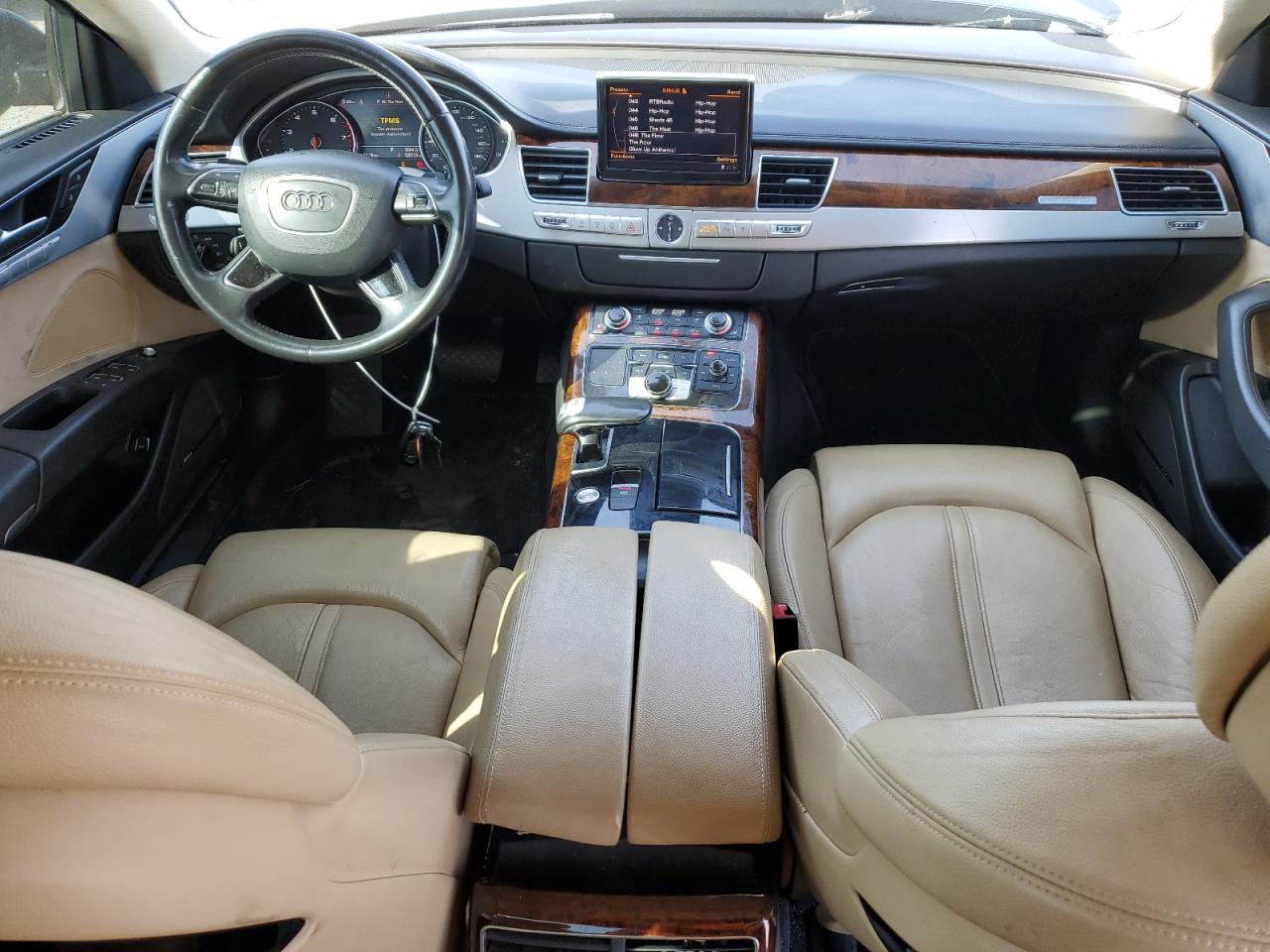 2014 Audi A8 VIN WAUAGAFD0EN005142 Copart auction photo, front end damage thumbnail 8