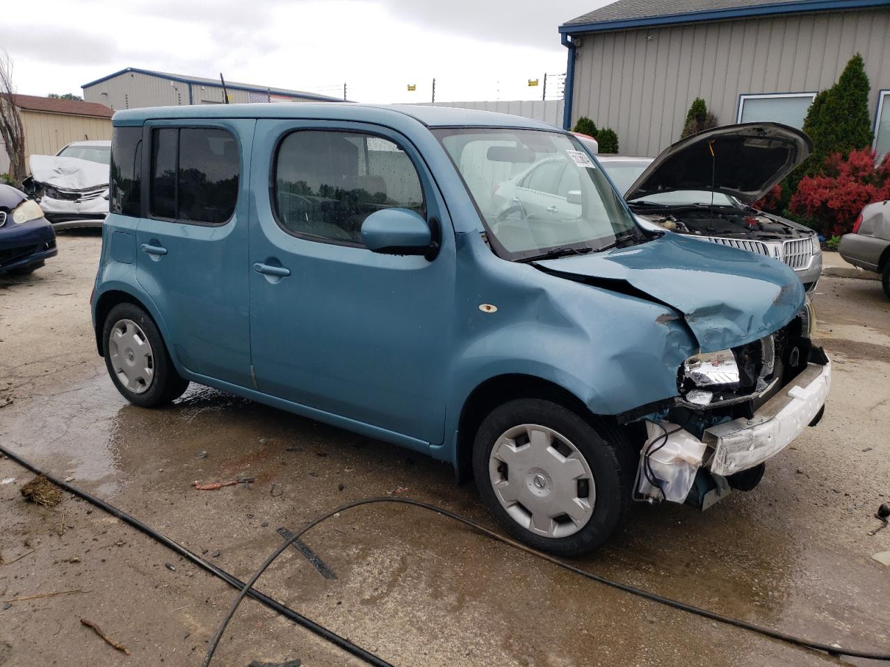 2009 Nissan Cube VIN JN8AZ28RX9T103080 Copart auction photo, front end / minor dent/scratches damage thumbnail 4