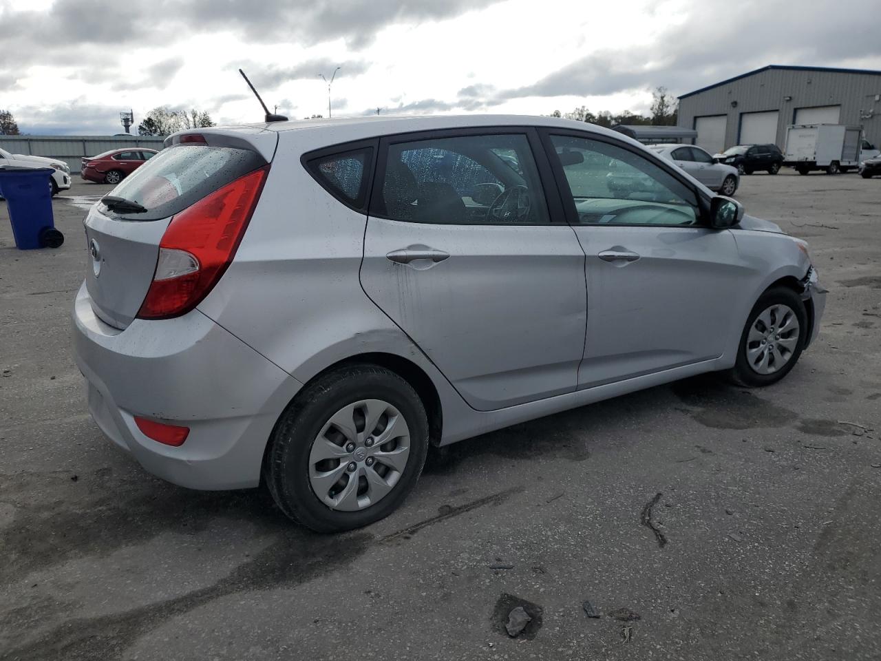2017 Hyundai Accent VIN KMHCT5AE9HU310966 Copart auction photo, front end / side damage thumbnail 3