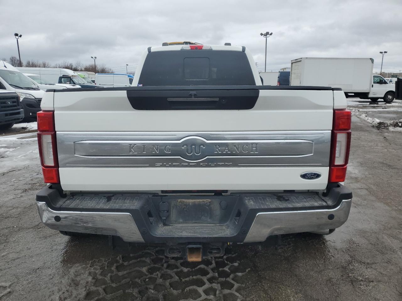 2021 Ford F350 VIN 1FT8W3DT1MEC35748 Copart auction photo, top/roof / minor dent/scratches damage thumbnail 6