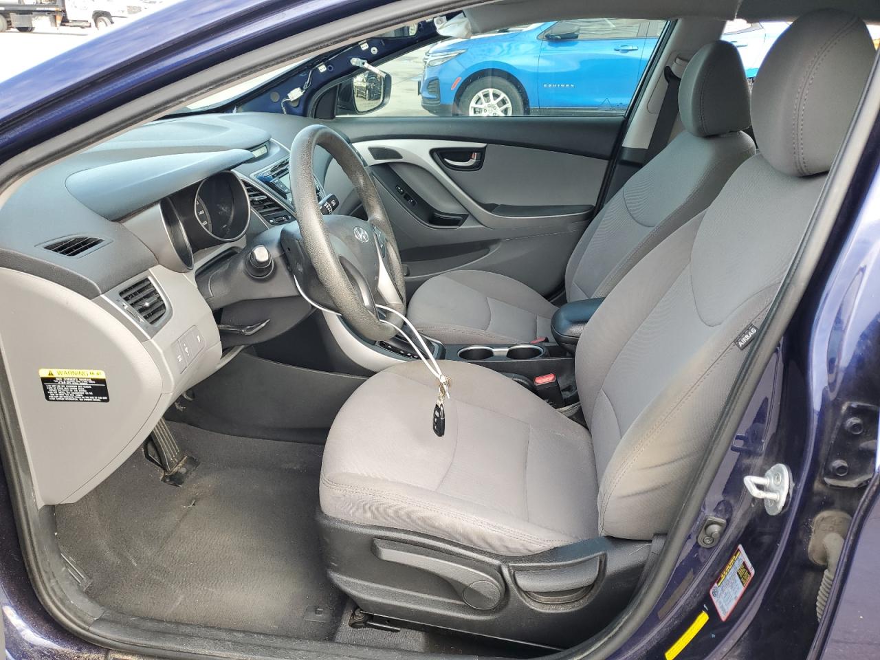2014 Hyundai Elantra VIN 5NPDH4AE7EH461055 Copart auction photo, side damage thumbnail 7