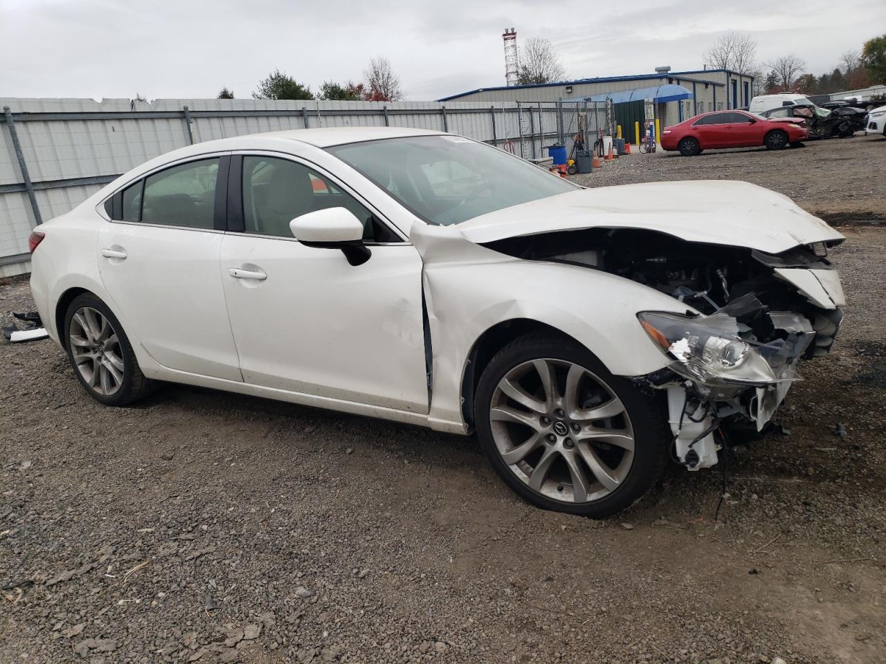 2015 Mazda 6 VIN JM1GJ1V5XF1220125 Copart auction photo, front end / minor dent/scratches damage thumbnail 4