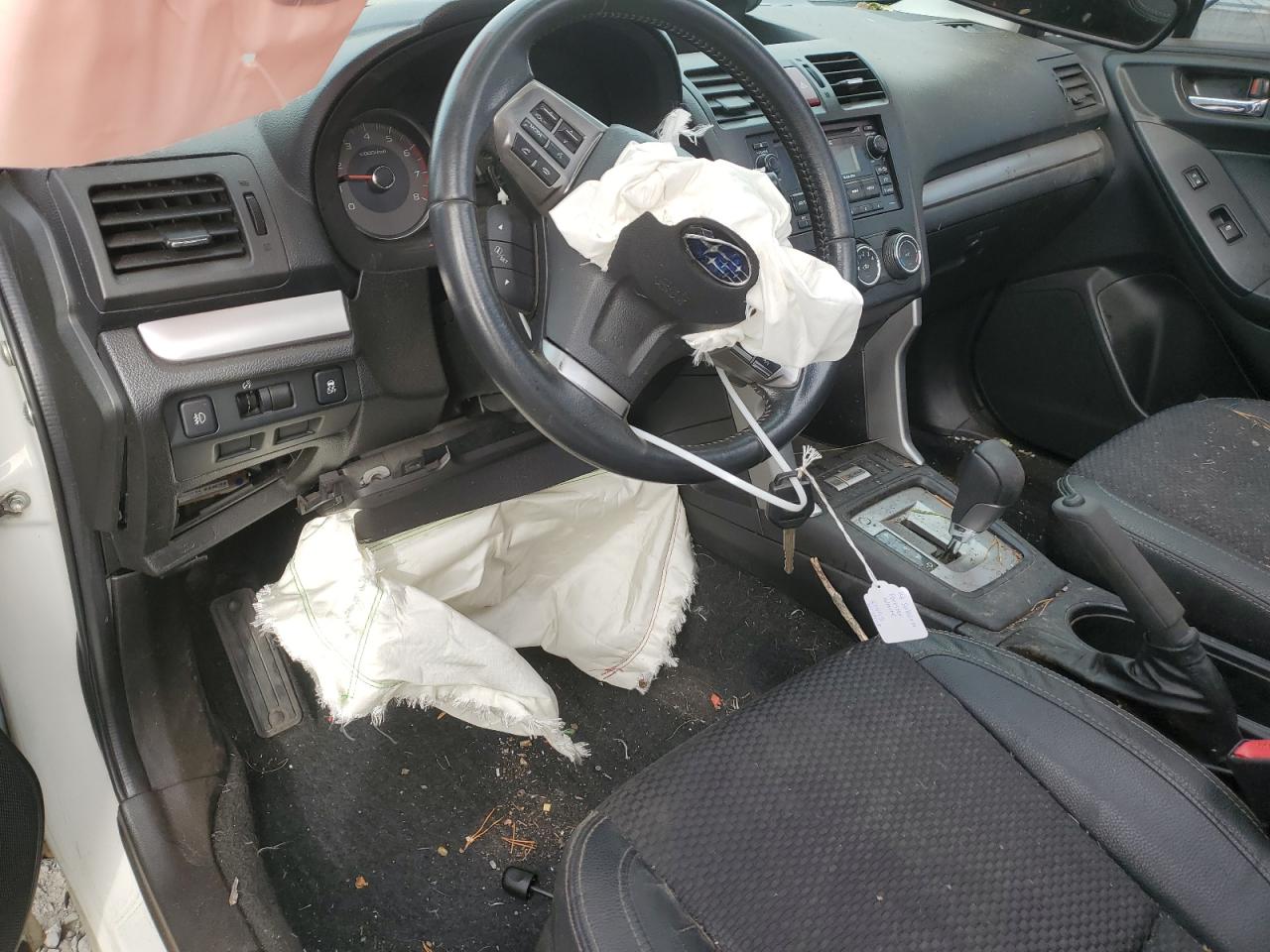 2014 Subaru Forester VIN JF2SJGDC5EH435318 Copart auction photo, front end / side damage thumbnail 8