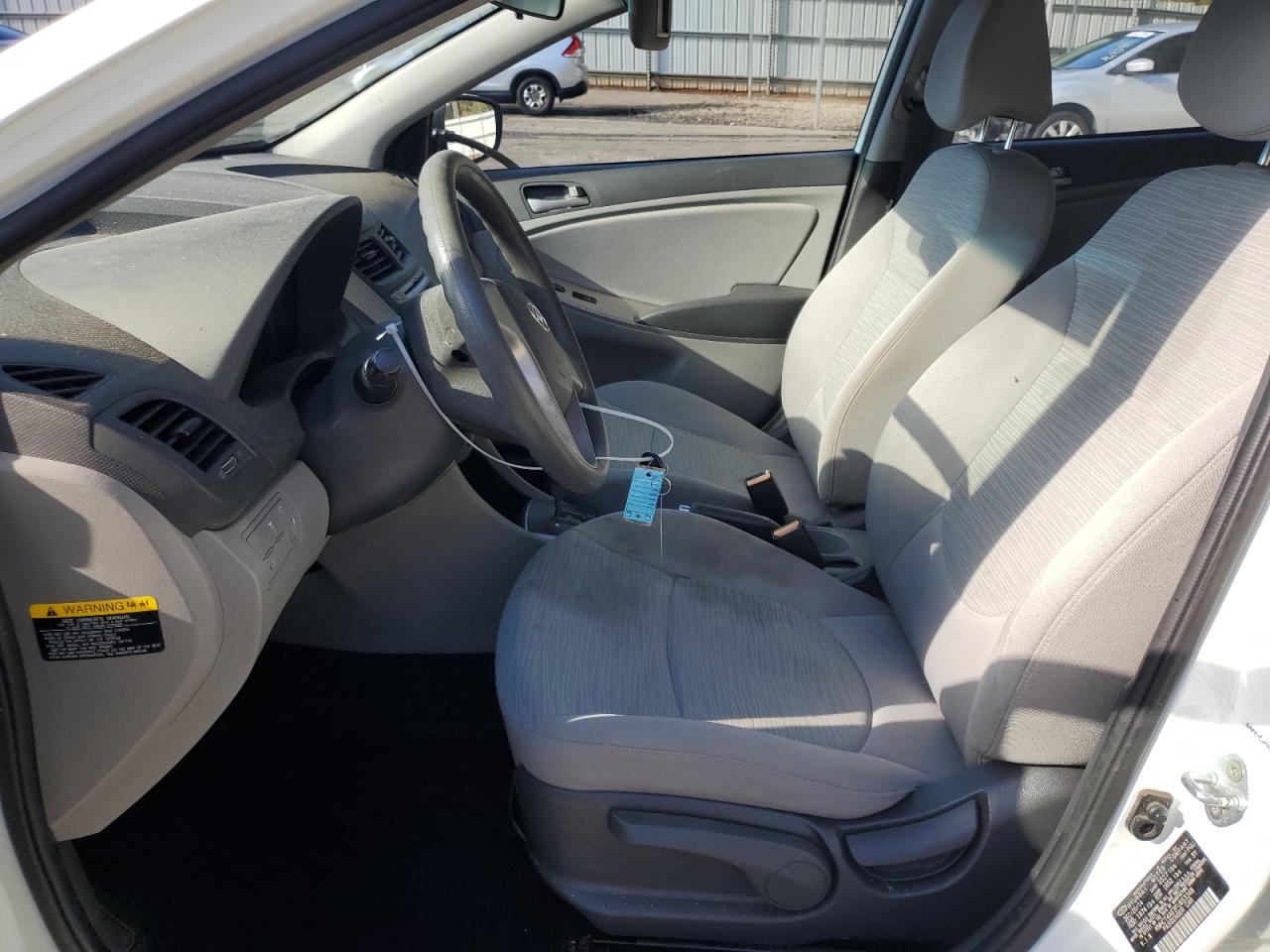 2015 Hyundai Accent VIN KMHCT4AE3FU853348 Copart auction photo, side / rear end damage thumbnail 7