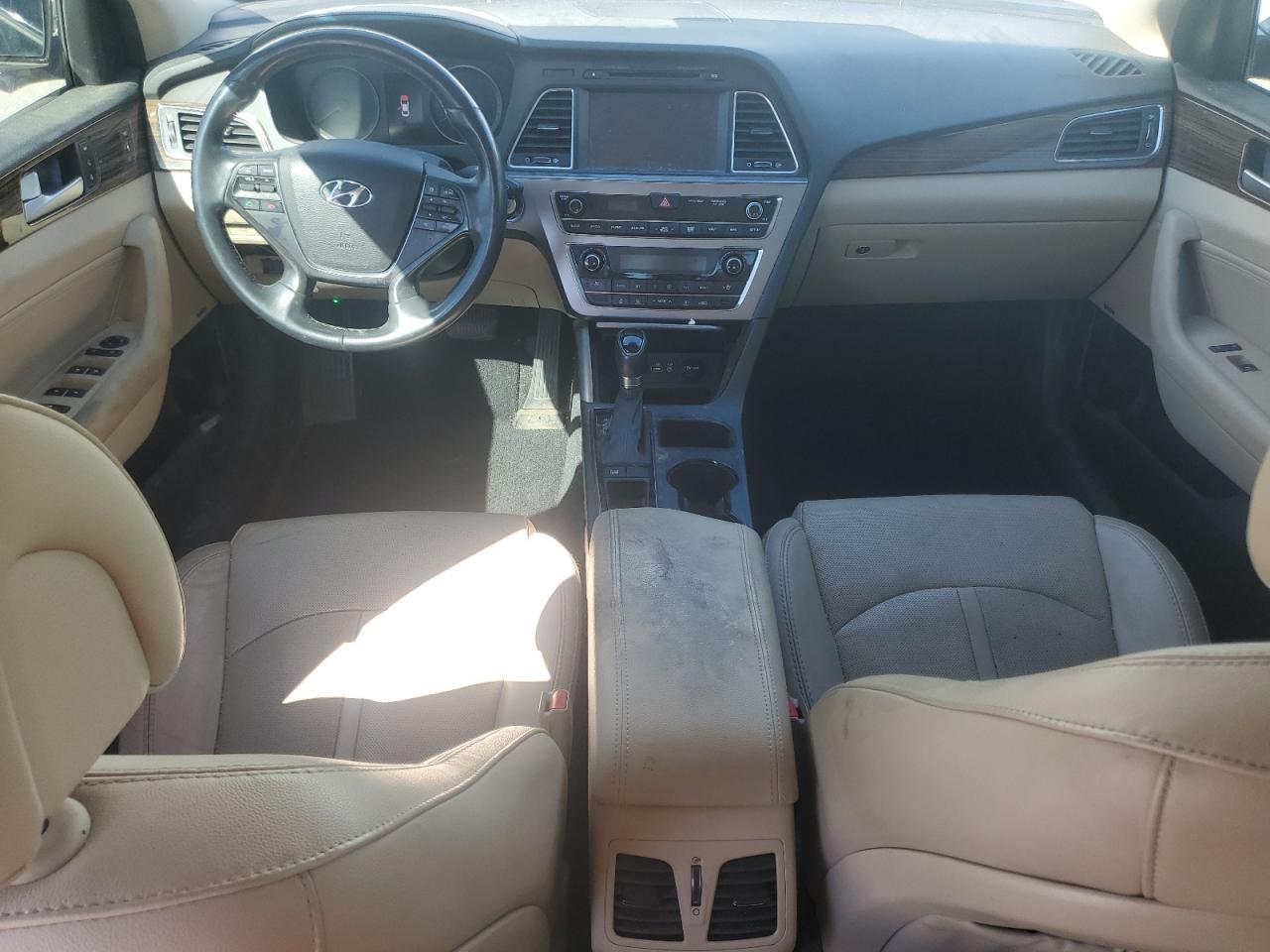 2016 Hyundai Sonata VIN 5NPE34AF3GH382903 Copart auction photo, rear end damage thumbnail 8