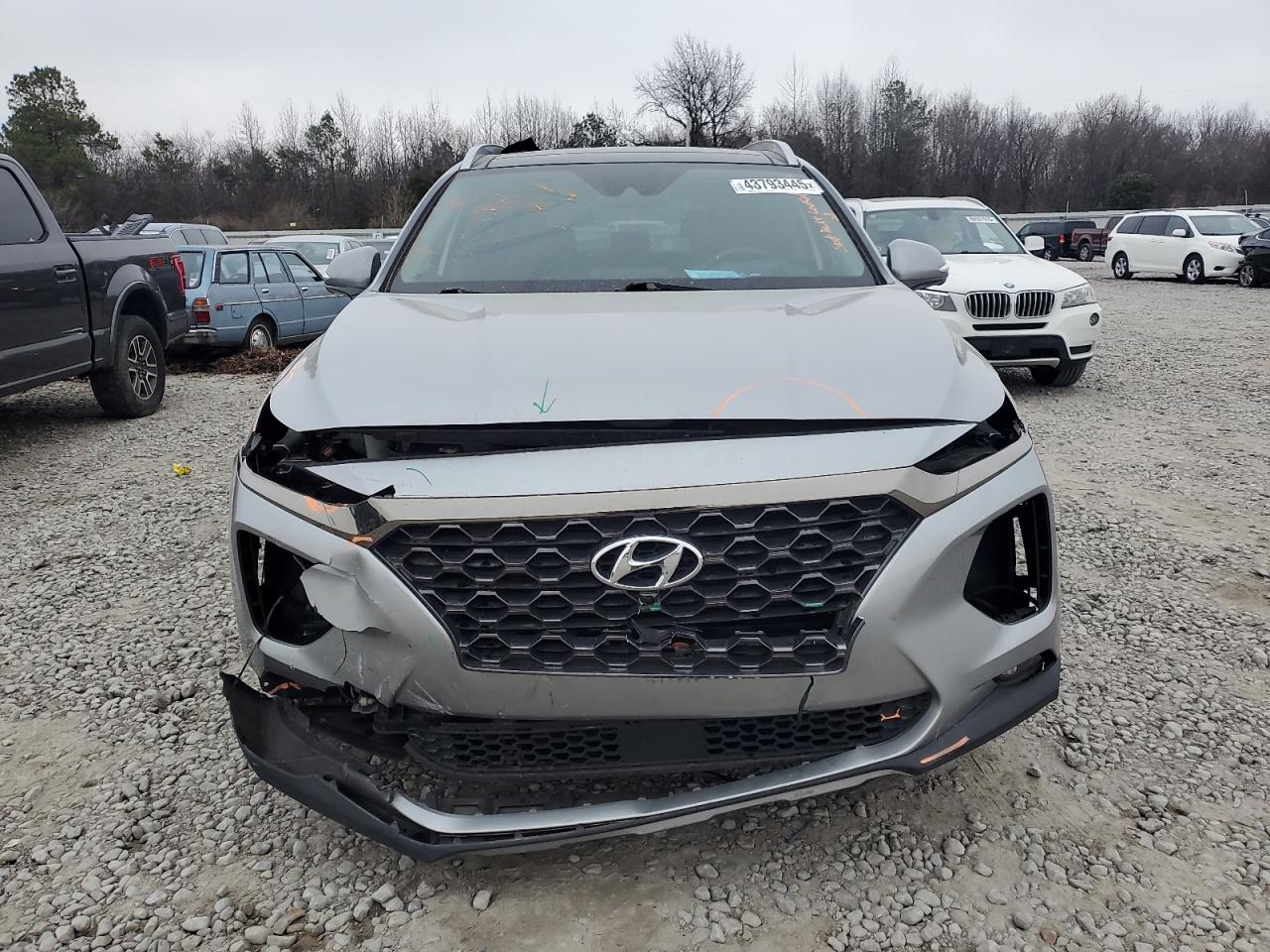 2020 Hyundai Santa Fe VIN 5NMS53AD2LH265729 Copart auction photo, front end damage thumbnail 5