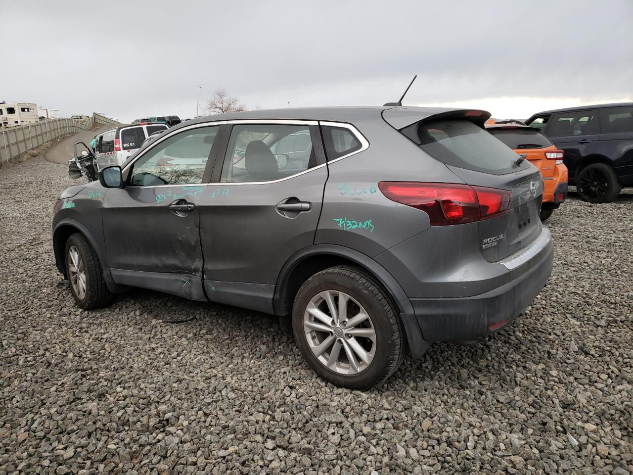2018 Nissan Rogue VIN JN1BJ1CR5JW268307 Copart auction photo, side damage thumbnail 2