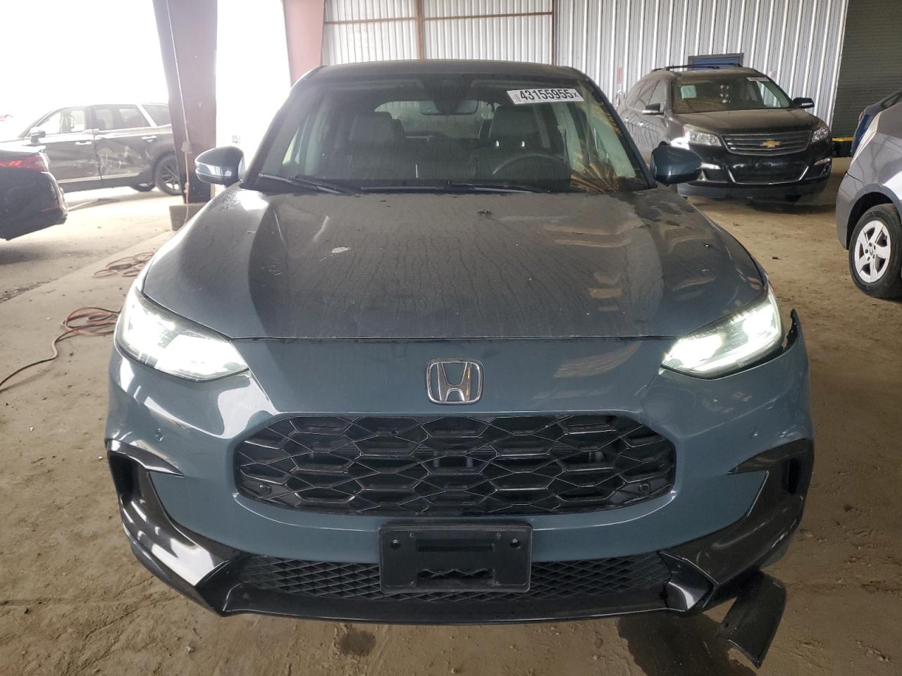 2024 Honda HR-V VIN 3CZRZ1H77RM732411 Copart auction photo, front end / side damage thumbnail 5