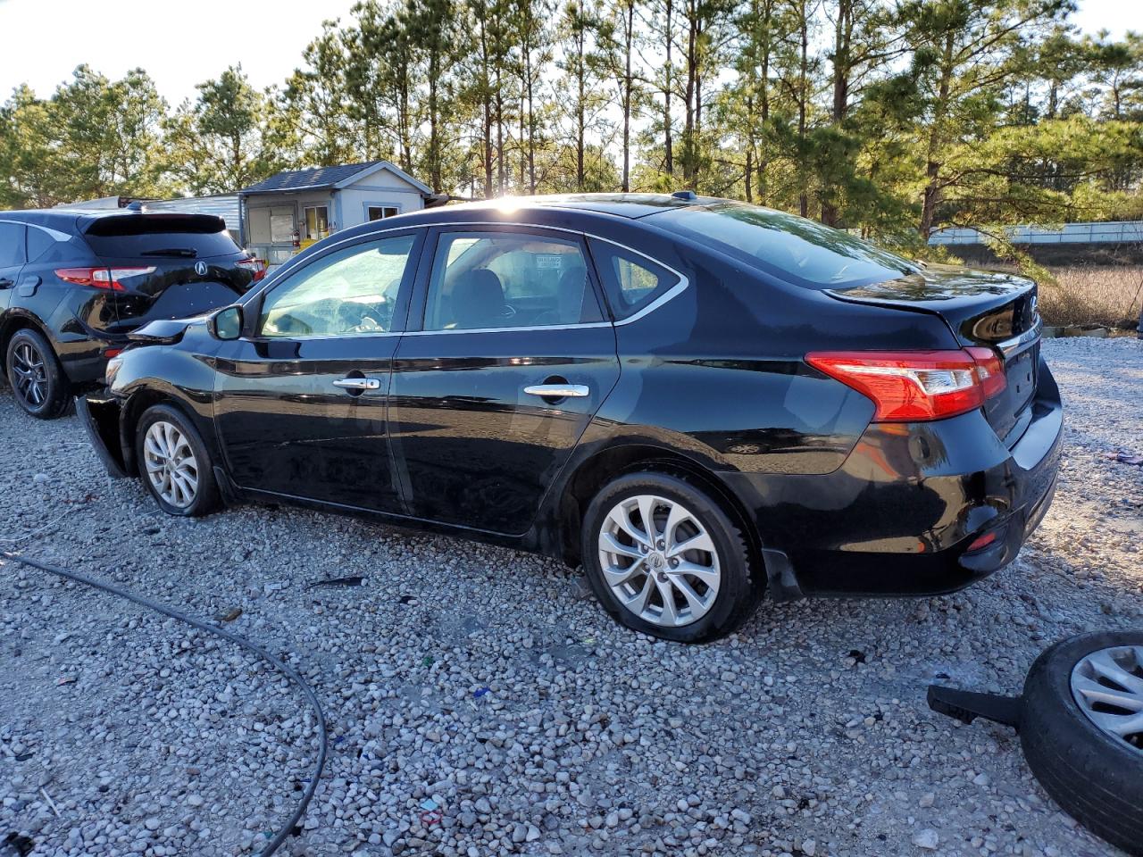 2019 Nissan Sentra VIN 3N1AB7AP1KL604765 Copart auction photo, front end / side damage thumbnail 2