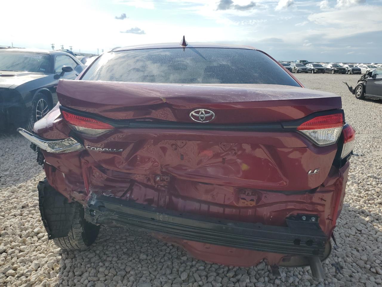 2022 Toyota Corolla VIN JTDEPMAE8NJ207630 Copart auction photo, all over damage thumbnail 6