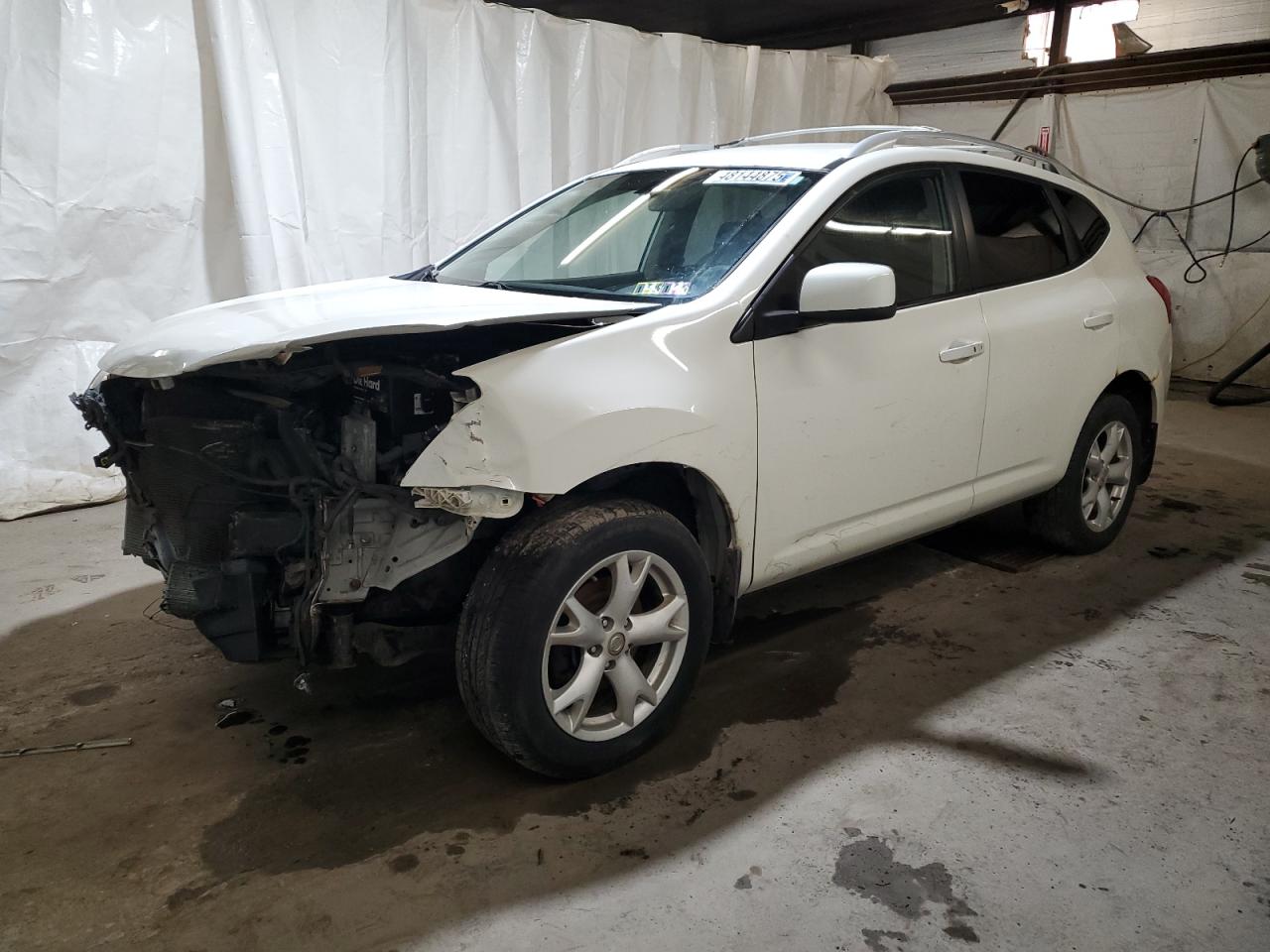 2008 Nissan Rogue VIN JN8AS58VX8W112507