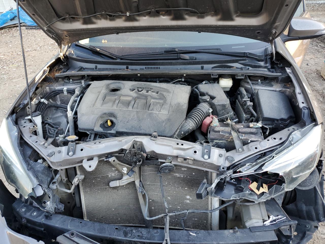 2017 Toyota Corolla VIN 5YFBURHE0HP660607 Copart auction photo, front end damage thumbnail 13