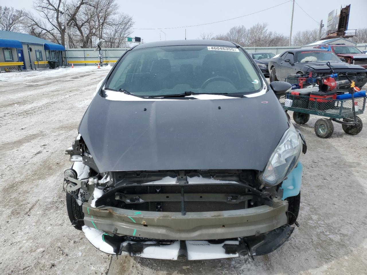 2015 Ford Fiesta VIN 3FADP4BJ3FM210873 Copart auction photo, side / front end damage thumbnail 5