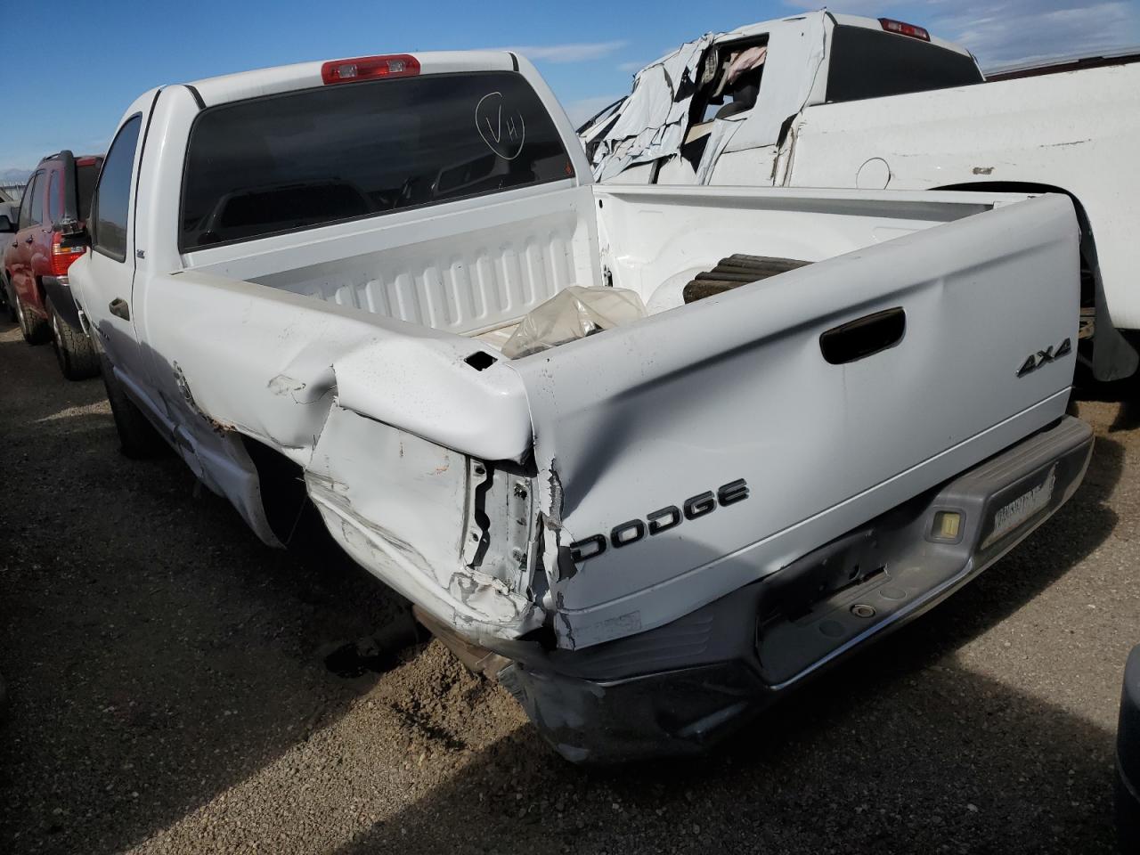 2002 Dodge RAM VIN 1D7HU16N32J225743 Copart auction photo, rear end damage thumbnail 2