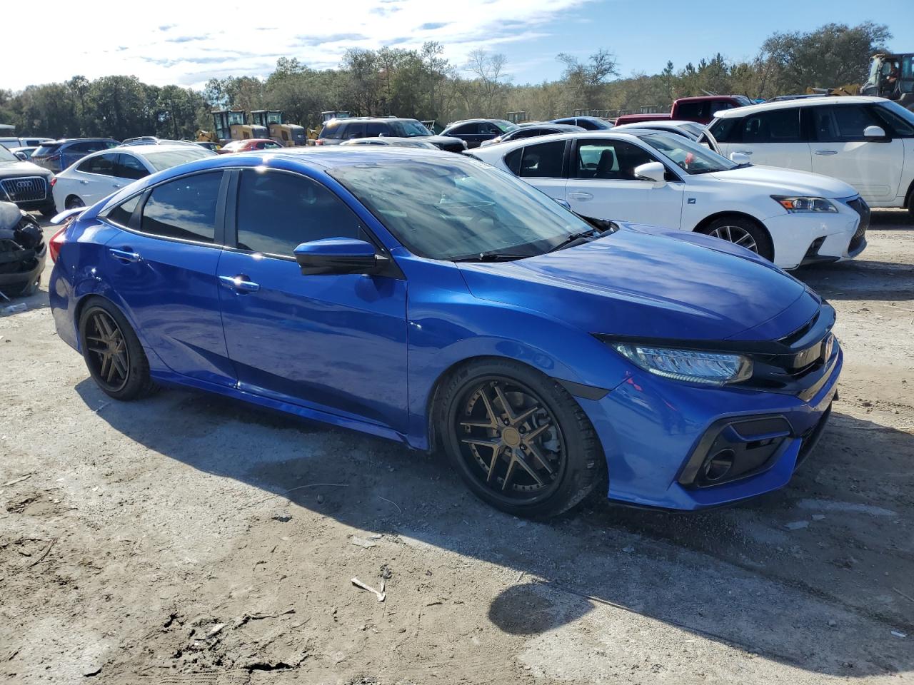 2020 Honda Civic VIN 2HGFC1E59LH703478 Copart auction photo, rear end damage thumbnail 4