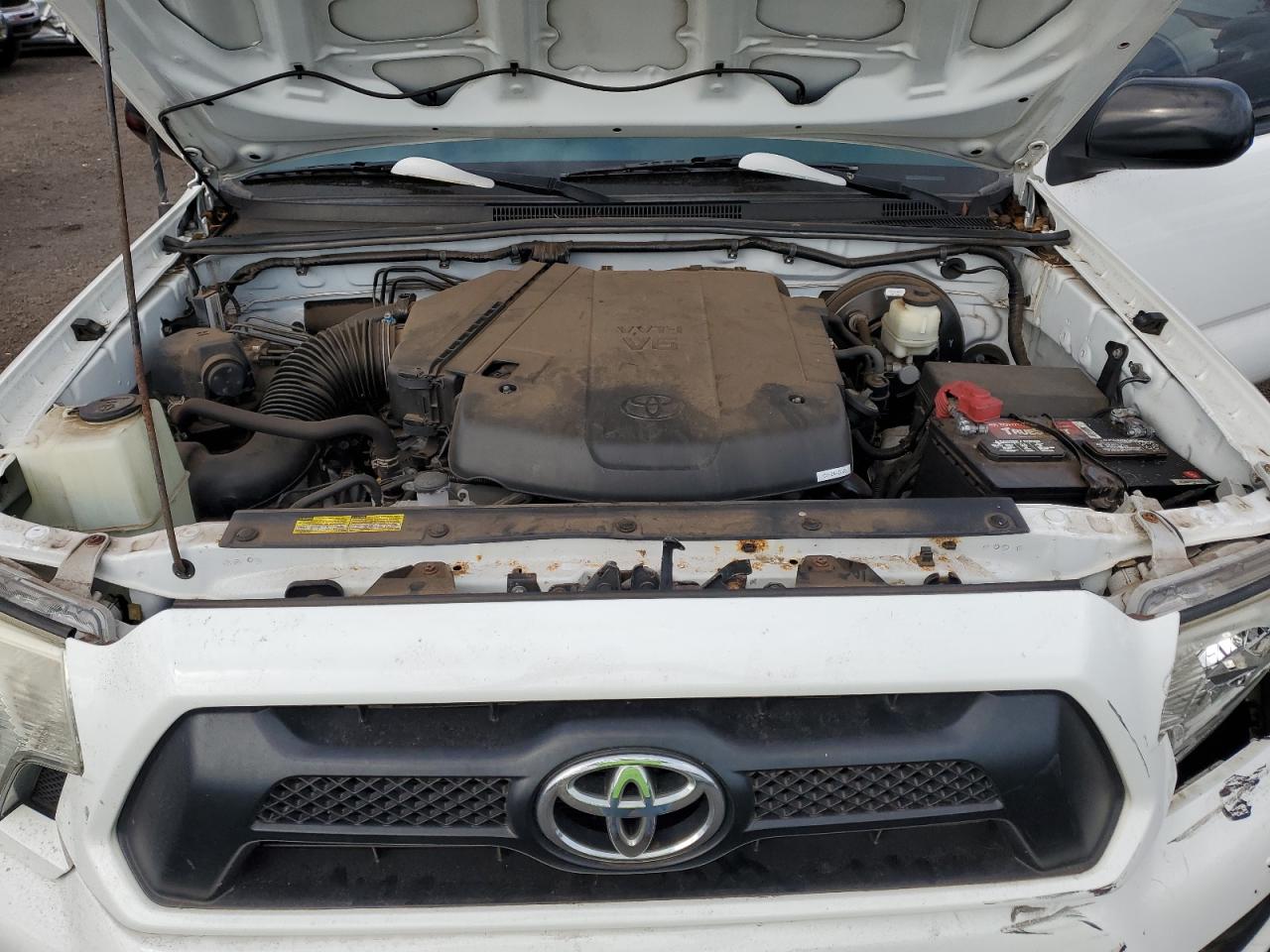 2015 Toyota Tacoma VIN 3TMJU4GNXFM183804 Copart auction photo, front end / undercarriage damage thumbnail 11