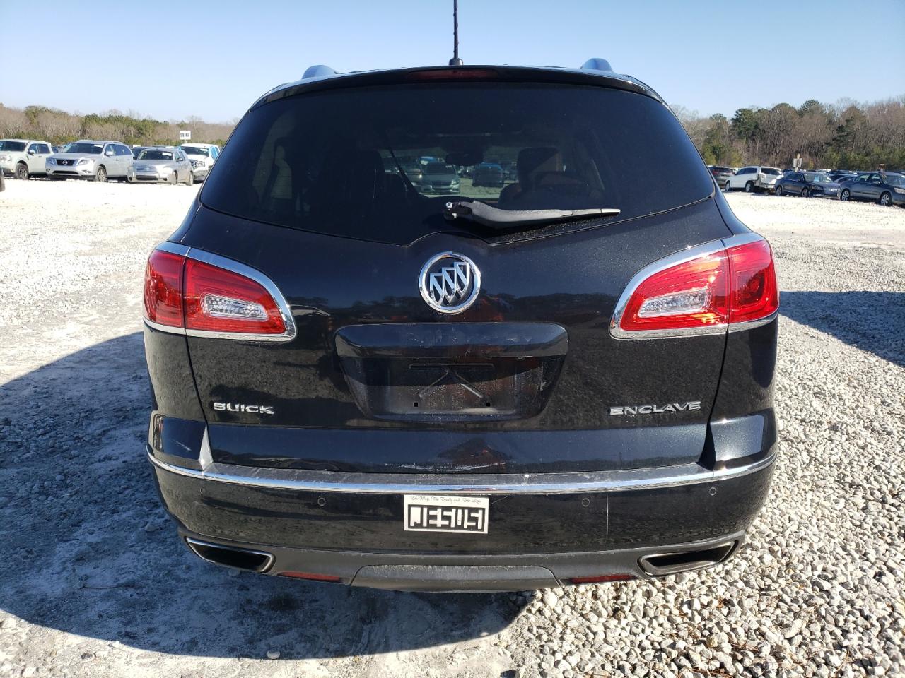 2014 Buick Enclave VIN 5GAKRCKD1EJ193567 Copart auction photo, front end / undercarriage damage thumbnail 6