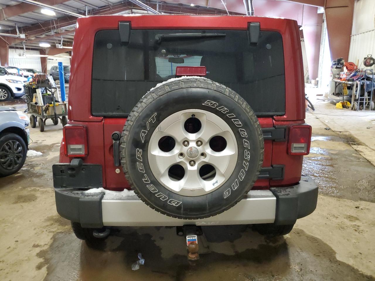 2013 Jeep Wrangler VIN 1C4BJWEG7DL536690 Copart auction photo, side damage thumbnail 6