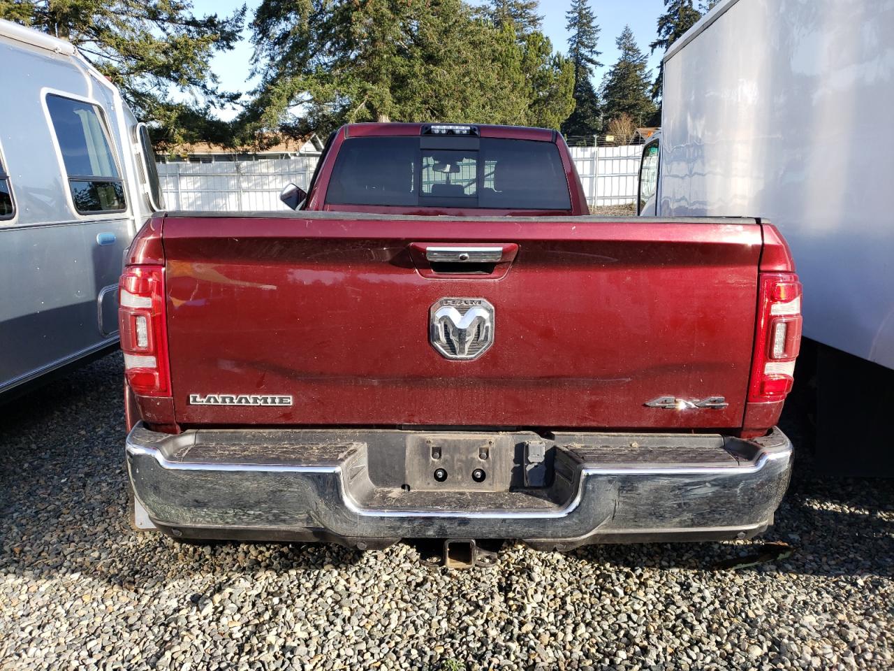 2020 RAM 3500 VIN 3C63RRJL2LG291513 Copart auction photo, front end / side damage thumbnail 6