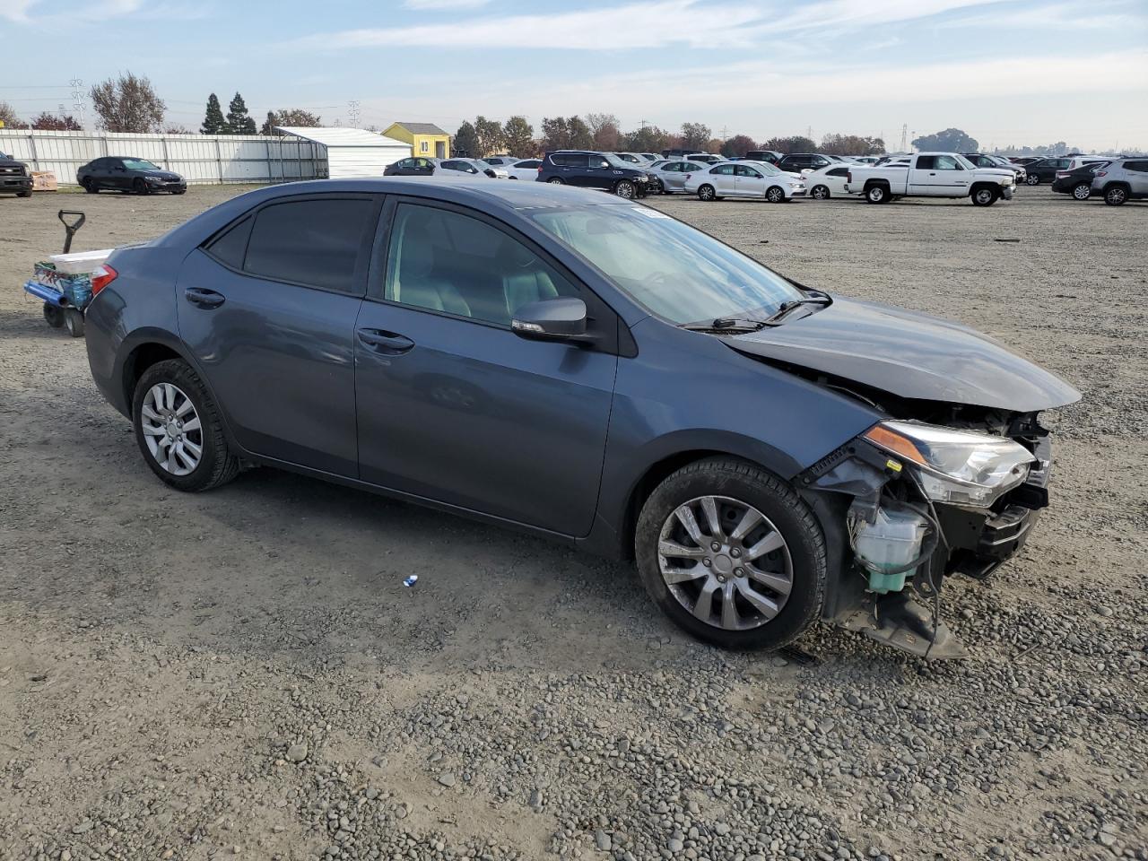 2014 Toyota Corolla VIN 5YFBURHE1EP143067 Copart auction photo, front end damage thumbnail 4