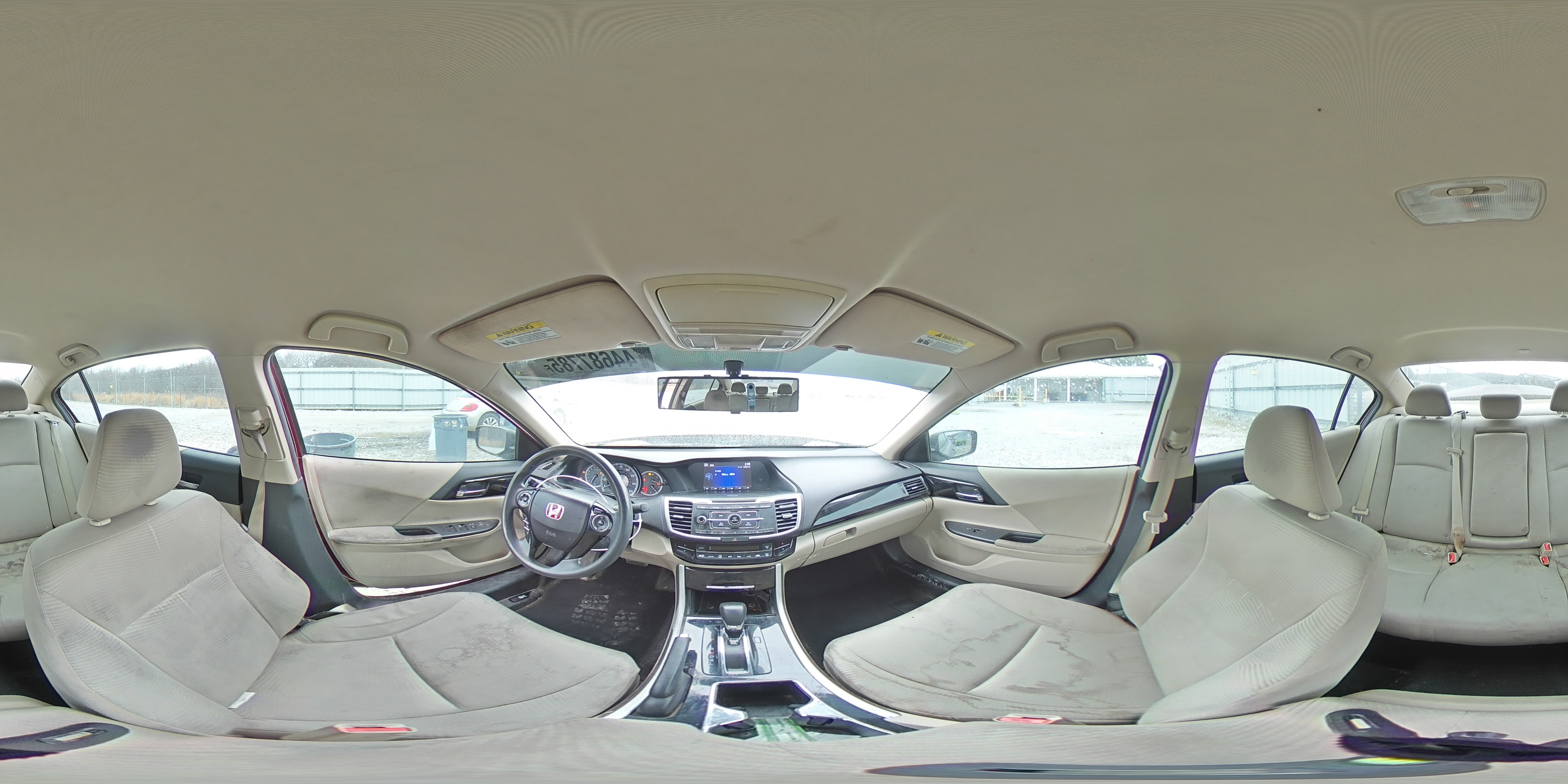 2016 Honda Accord VIN 1HGCR2F35GA050737 Copart auction photo, front end / rear end damage thumbnail 13