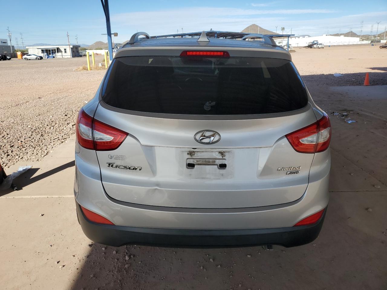 2014 Hyundai Tucson VIN KM8JUCAG0EU900575 Copart auction photo, front end damage thumbnail 6