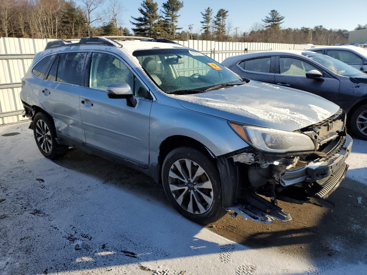 2015 Subaru Outback VIN 4S4BSALC6F3341484 Copart auction photo, side / front end damage thumbnail 4