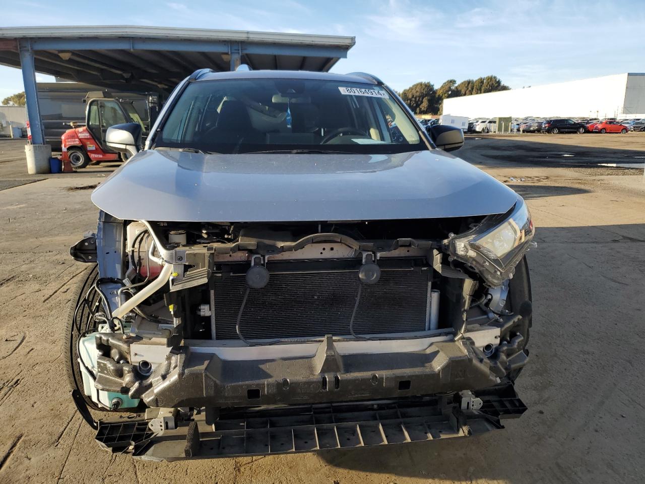 2019 Toyota RAV 4 VIN JTMH1RFV6KD002919 Copart auction photo, front end damage thumbnail 5