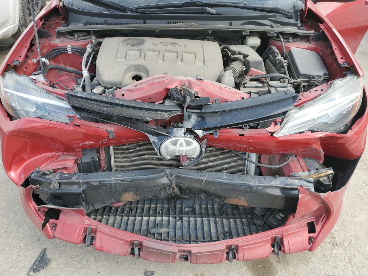 2018 Toyota Corolla VIN 2T1BURHE5JC030183 Copart auction photo, front end damage thumbnail 12