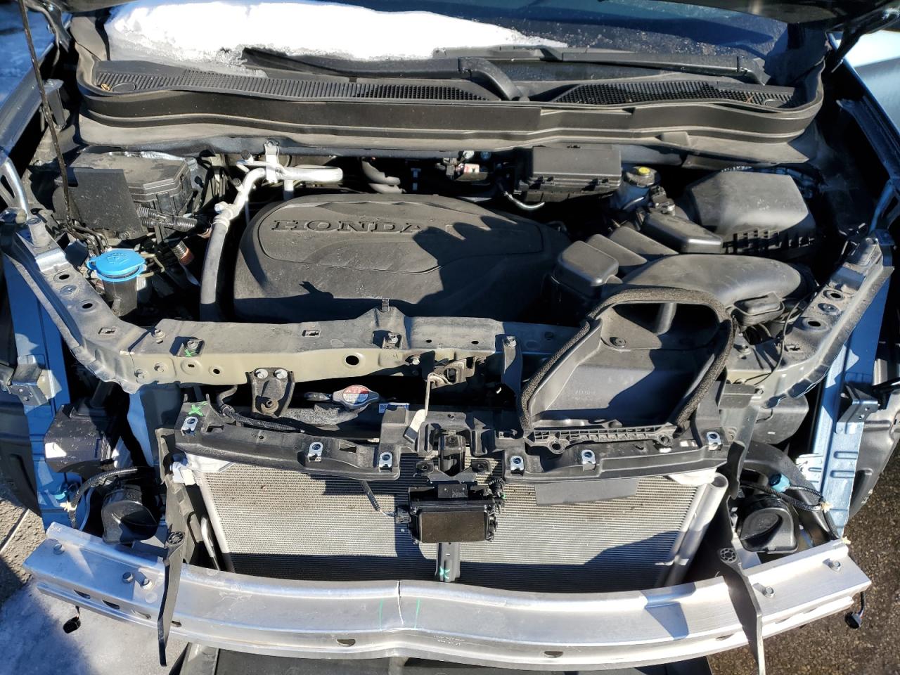 2021 Honda Pilot VIN 5FNYF6H56MB066189 Copart auction photo, front end / rear end damage thumbnail 12