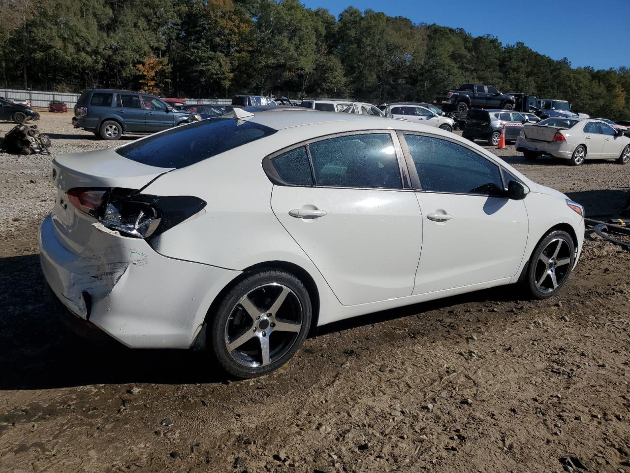 2018 KIA Forte VIN 3KPFK4A70JE196179 Copart auction photo, rear end damage thumbnail 3