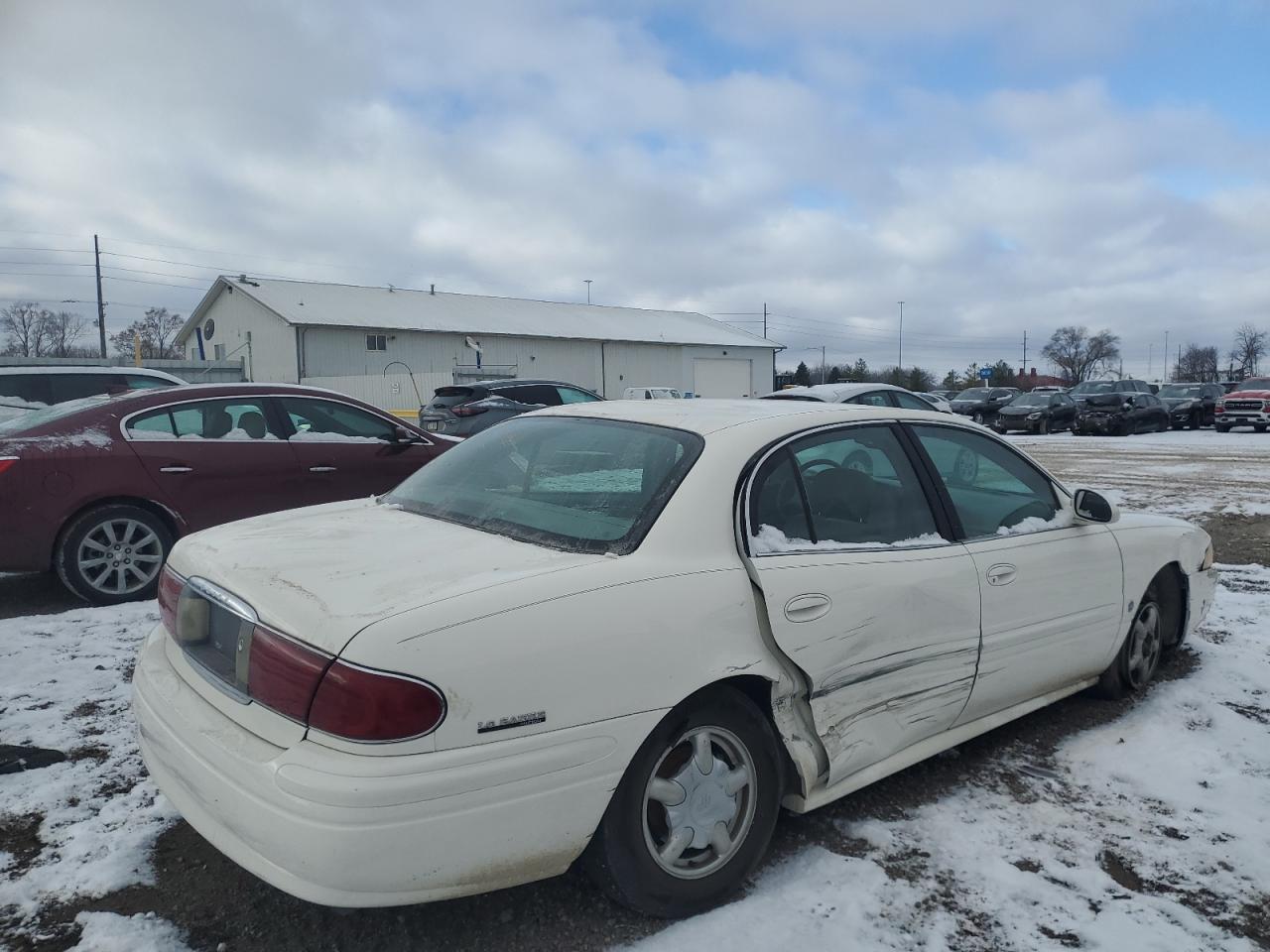 2001 Buick LeSabre VIN 1G4HP54K414242979 Copart auction photo, undercarriage / side damage thumbnail 3