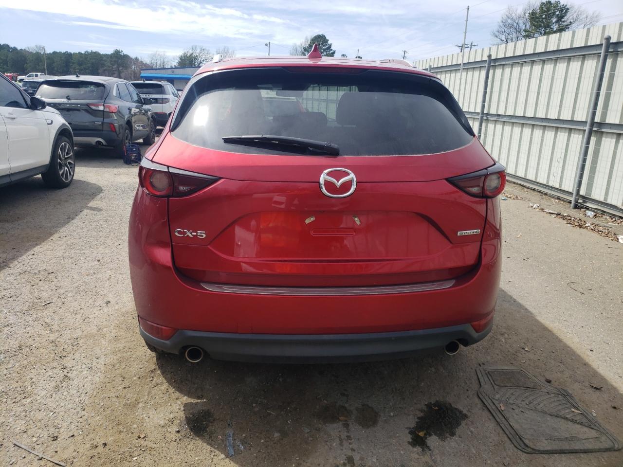 2021 Mazda CX-5 VIN JM3KFACM0M0315132 Copart auction photo, front end / side damage thumbnail 6