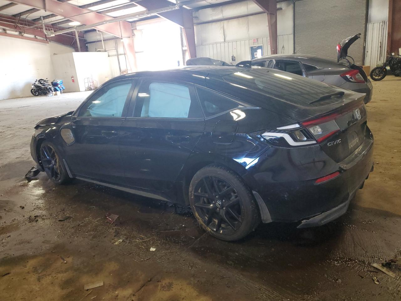 2023 Honda Civic VIN 19XFL2H81PE001716 Copart auction photo, front end / side damage thumbnail 2