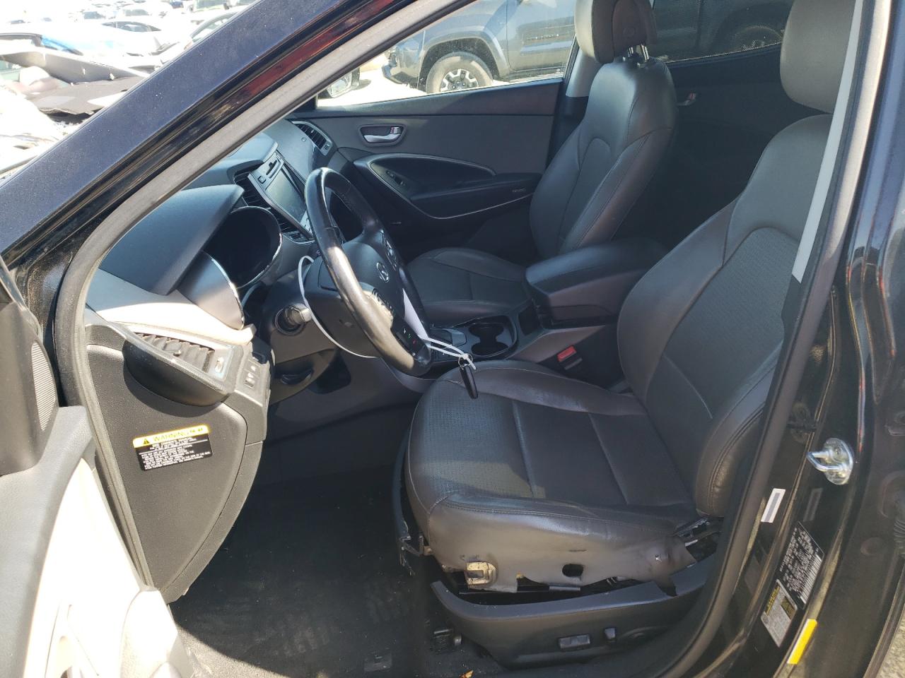 2014 Hyundai Santa Fe VIN 5XYZUDLB6EG230319 Copart auction photo, side damage thumbnail 7