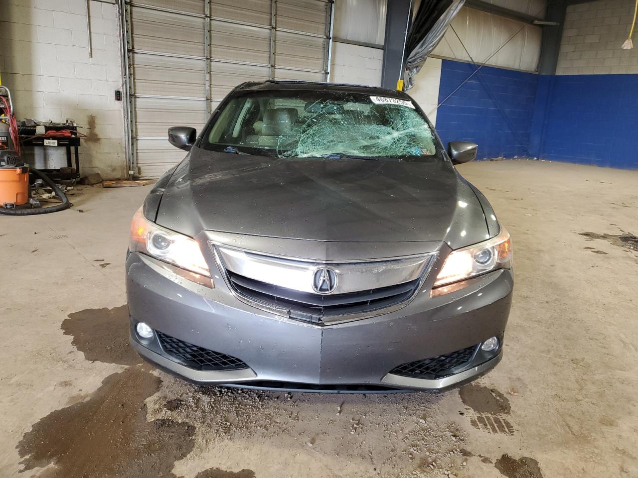 2014 Acura ILX VIN 19VDE1F7XEE007820 Copart auction photo, top/roof / front end damage thumbnail 5