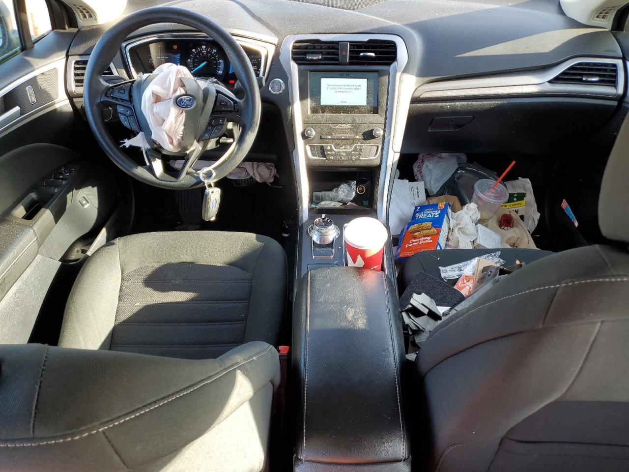 2020 Ford Fusion VIN 3FA6P0LU9LR183168 Copart auction photo, front end damage thumbnail 8