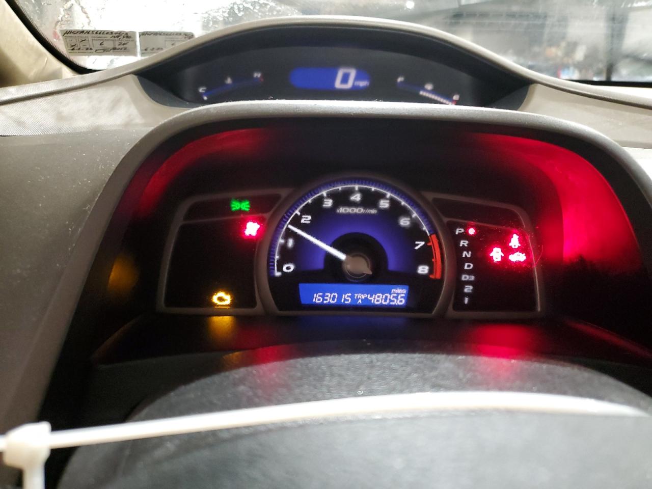 2006 Honda Civic VIN 1HGFA16566L037613 Copart auction photo, rear end / front end damage thumbnail 9